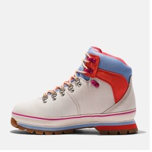 Timberland Women's Euro Hiker Waterproof Boot Color:White Nubuck Size:9M NWOT!